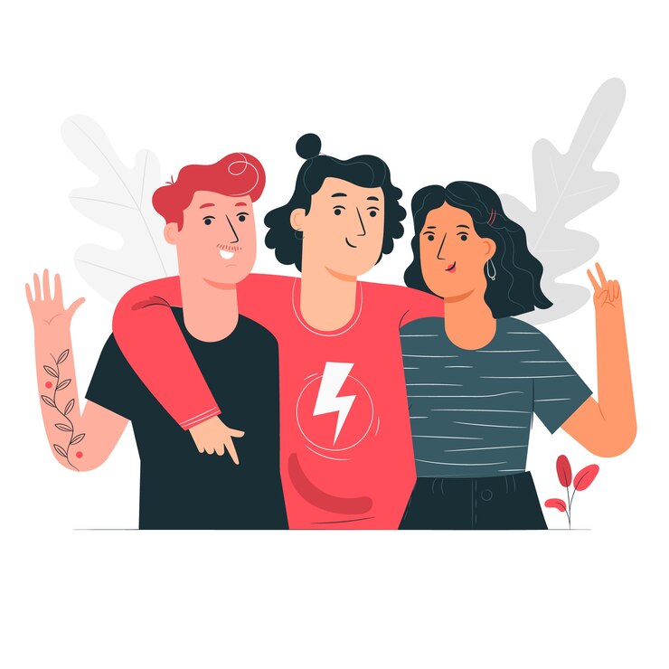 Vector Gratis ilustrasi konsep kebersamaan