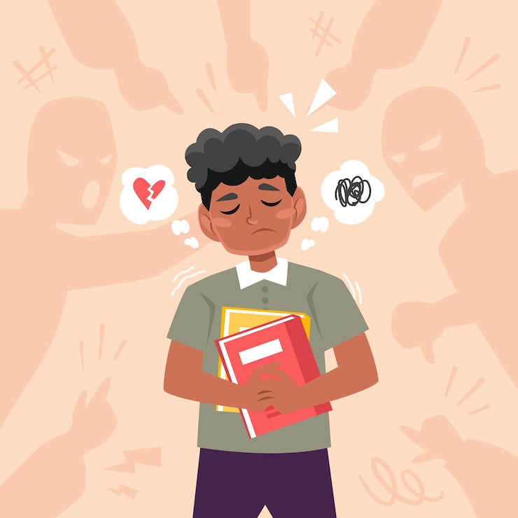 Vector Gratis ilustrasi konsep rasisme