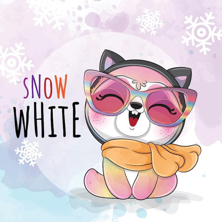 Vector Gratis ilustrasi malam bulan desember yang bahagia dari hewan lucu kukang kecil - cat air musim dingin yang bahagia