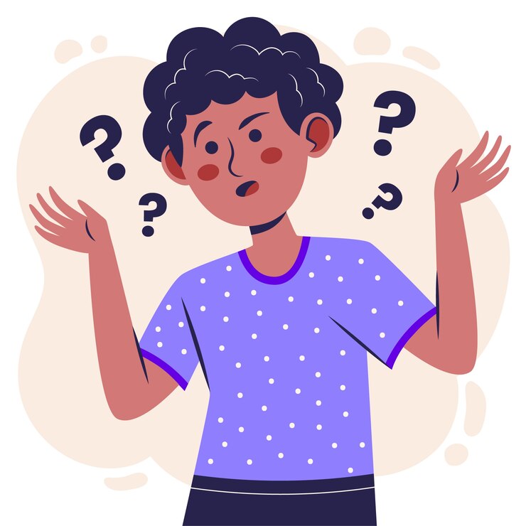 Vector Gratis ilustrasi mengangkat bahu desain datar yang digambar tangan