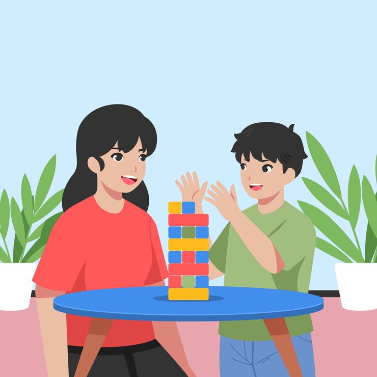 Vector Gratis ilustrasi momen keluarga digambar tangan