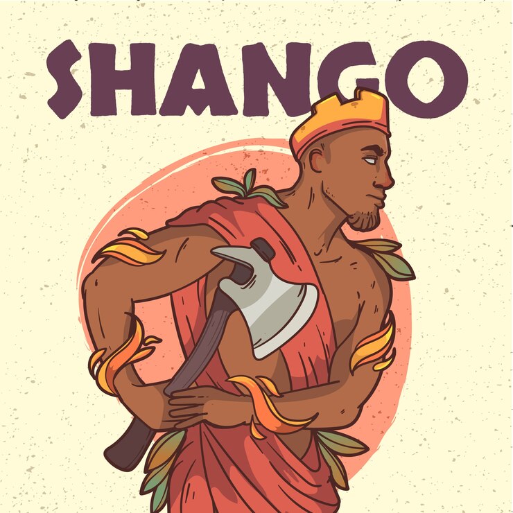 Vector Gratis ilustrasi orisha digambar tangan