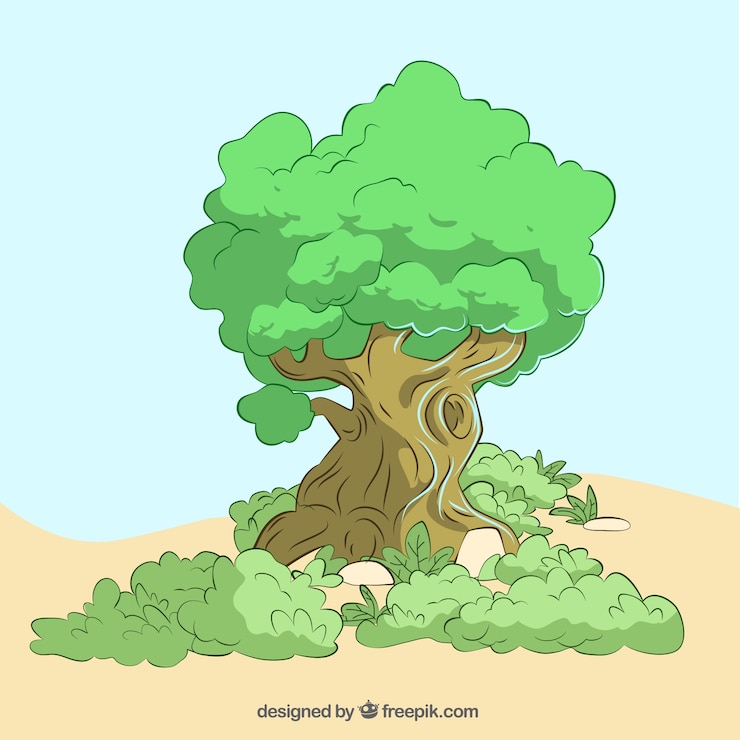 Vector Gratis ilustrasi pohon