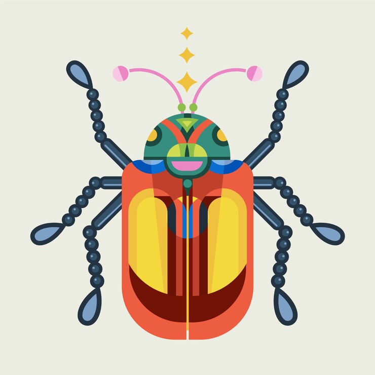 Vector Gratis ilustrasi pola geometris desain datar
