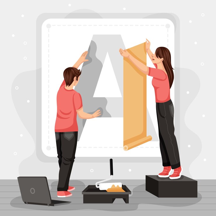 Vector Gratis ilustrasi rebranding desain datar