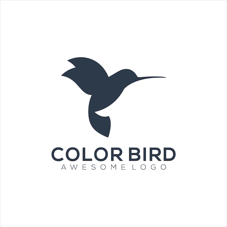 Vector Gratis ilustrasi siluet ikon burung