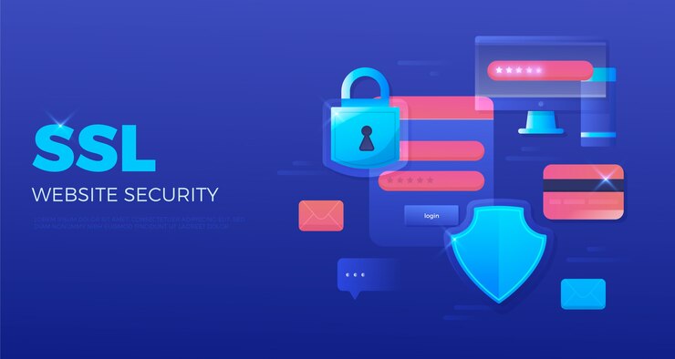 Vector Gratis ilustrasi ssl gradien