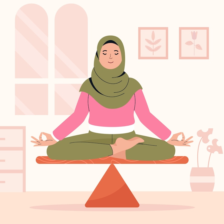 Vector Gratis ilustrasi stabilitas digambar tangan