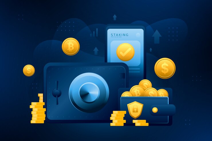 Vector Gratis ilustrasi staking gradien