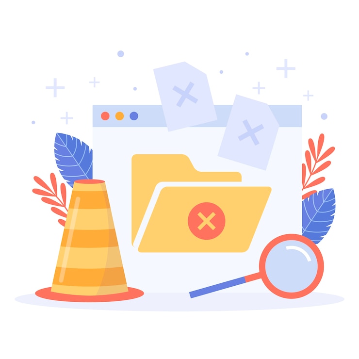 Vector Gratis ilustrasi tanpa data desain datar