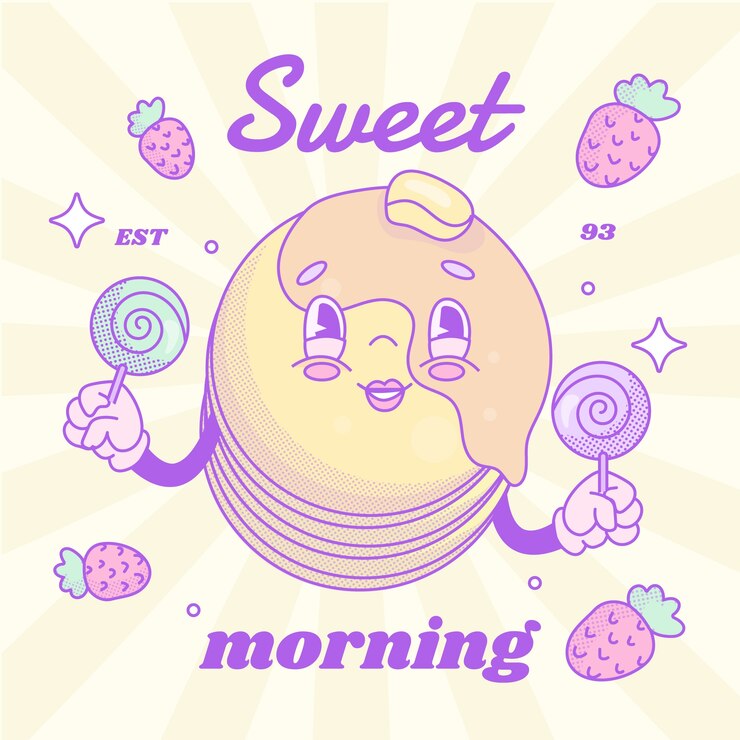 Vector Gratis ilustrasi warna pastel permen yang digambar tangan