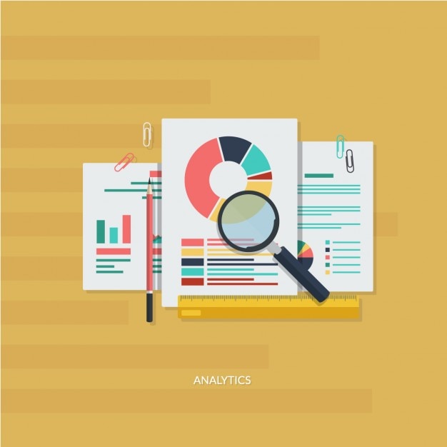 Vector Gratis infographic analytic elements