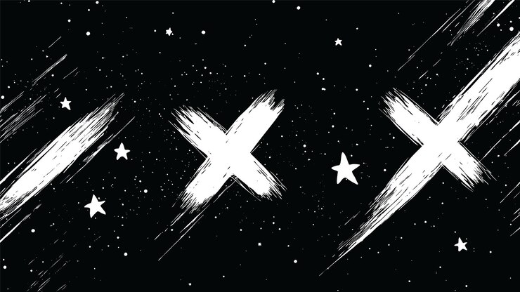 Vector Gratis ink splash cross