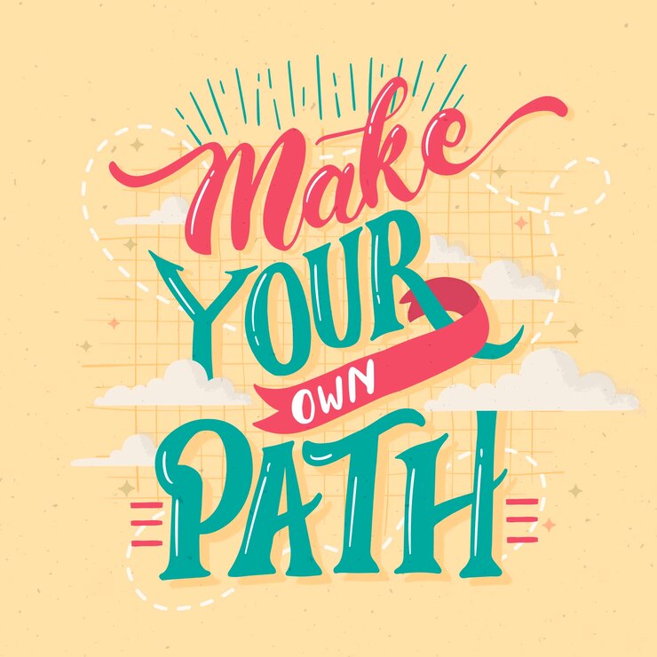 Vector Gratis inspirational lettering design