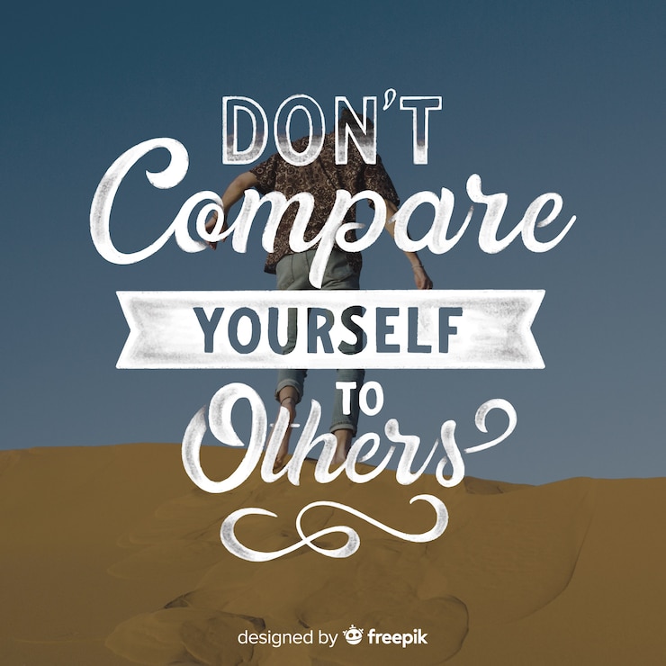Vector Gratis inspirational lettering text background with photo