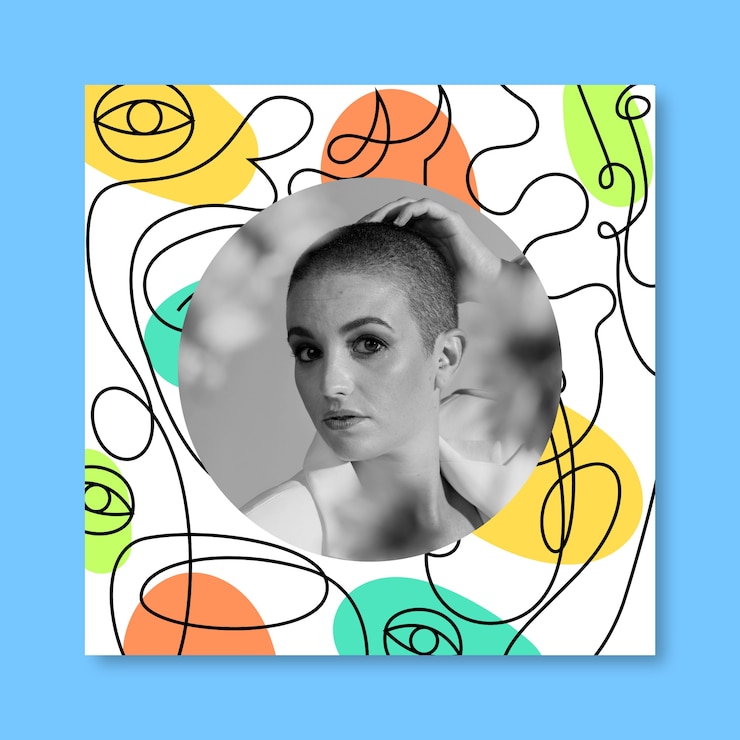 Vector Gratis instagram profile picture design
