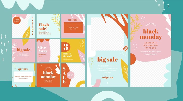 Vector Gratis instragram post collection