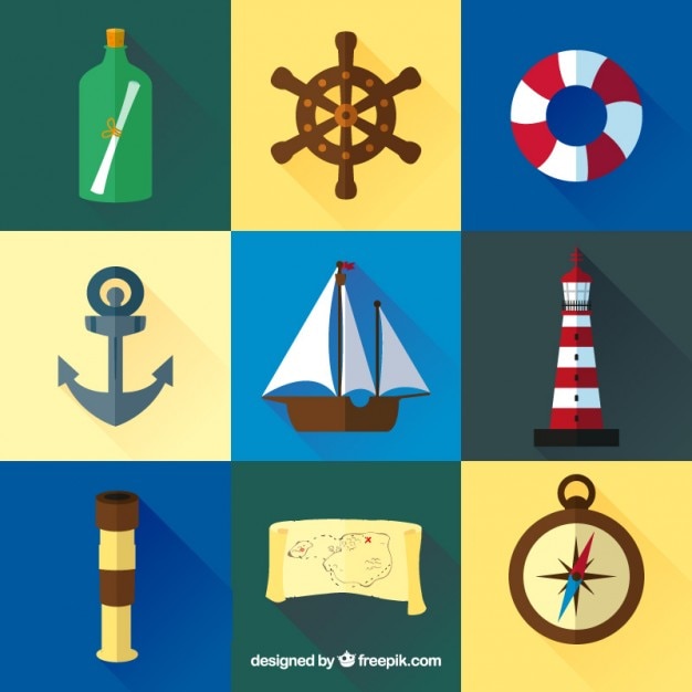 Vector Gratis interesting sailing elements