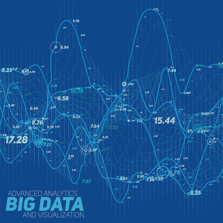 Vector Gratis interlaced graphic data background