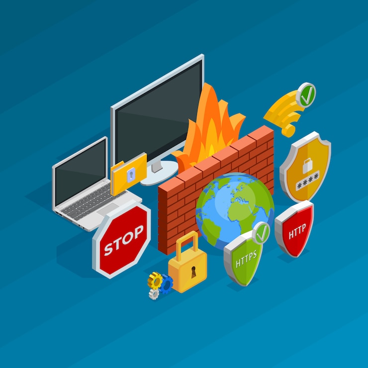Vector Gratis  internet security concept 
