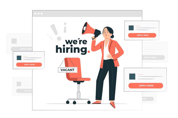 Vector Gratis job offers concept illustration