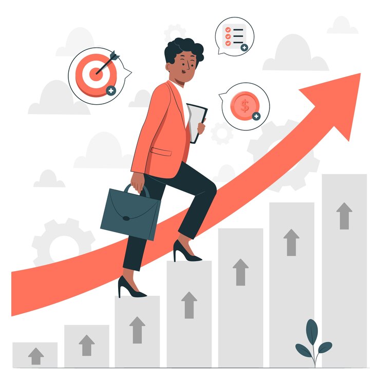 Vector Gratis job promotion concept illustration