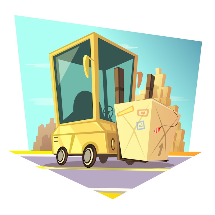 Vector Gratis kartun retro gudang