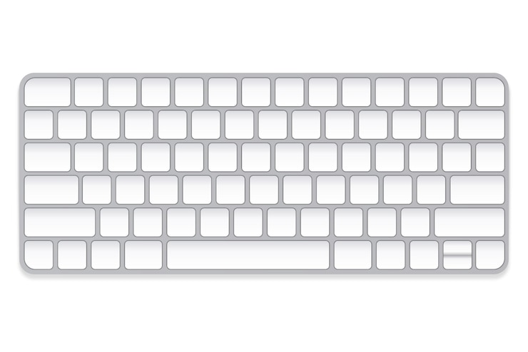 Vector Gratis keyboard realistis