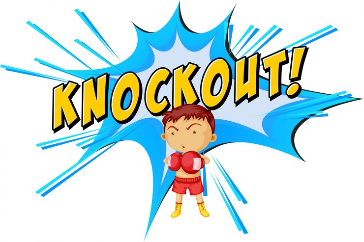 Vector Gratis knockout punch