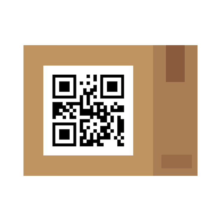 Vector Gratis kode qr di kotak