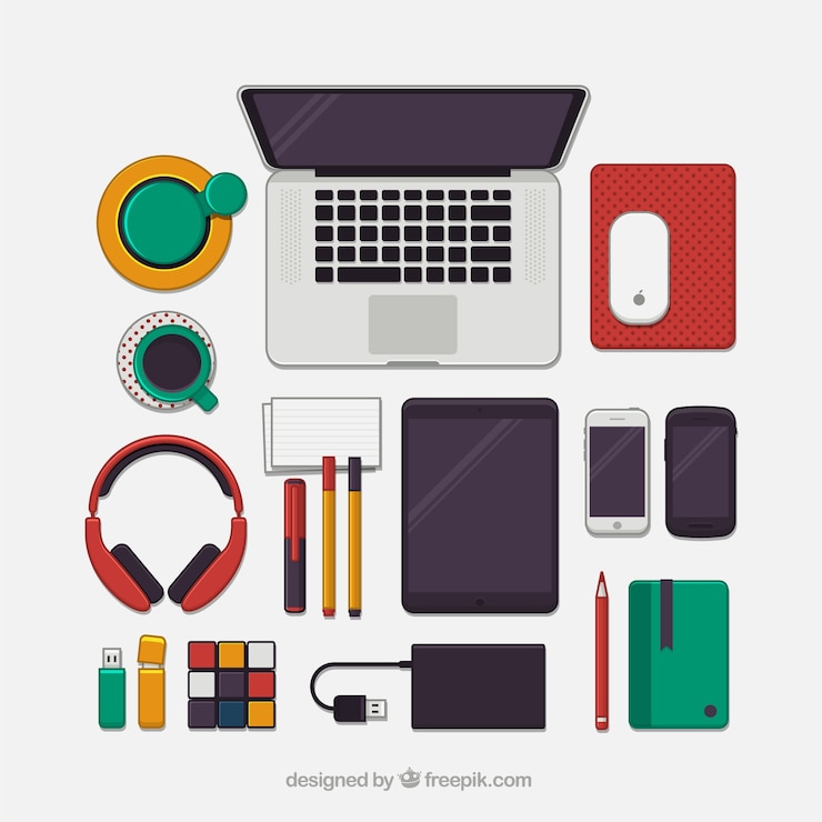 Vector Gratis koleksi datar elemen designer grafis