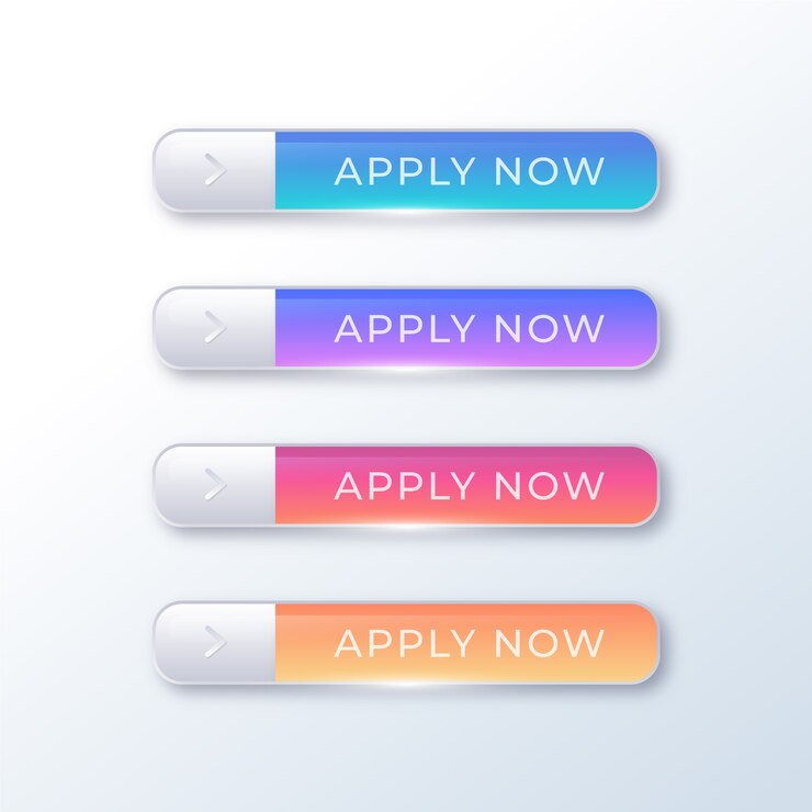 Vector Gratis koleksi label gradien daftar sekarang