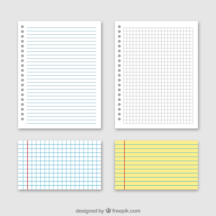 Vector Gratis koleksi lembaran kertas yang fantastis