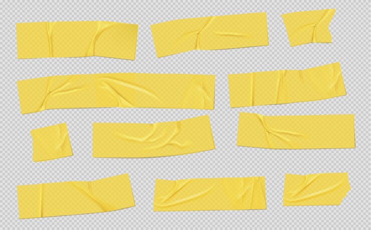 Vector Gratis koleksi selotip realistik