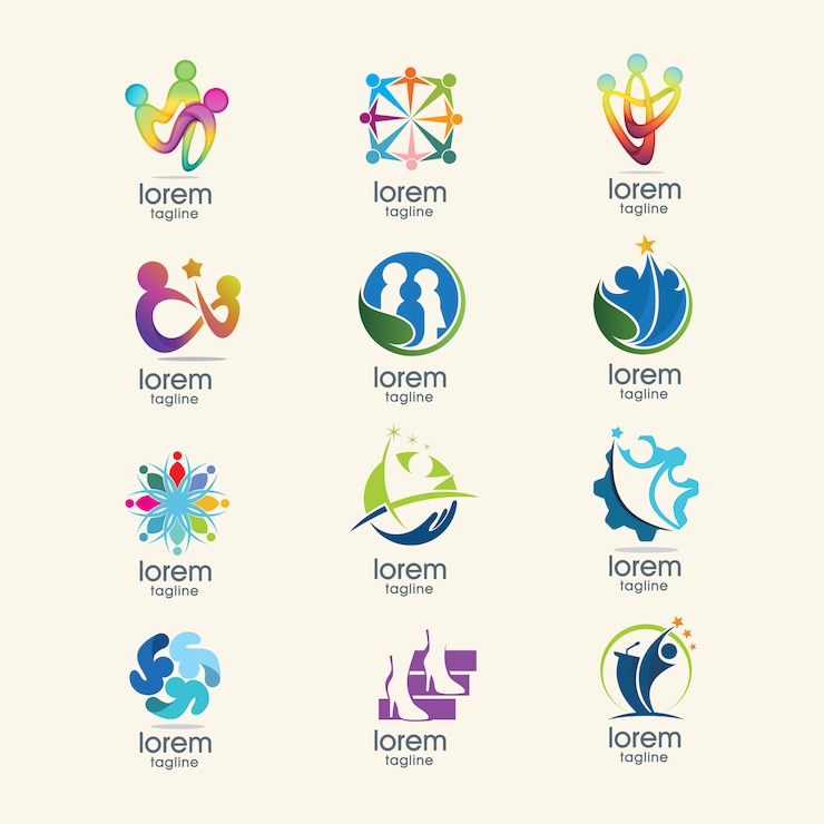 Vector Gratis koleksi templat logo abstrak