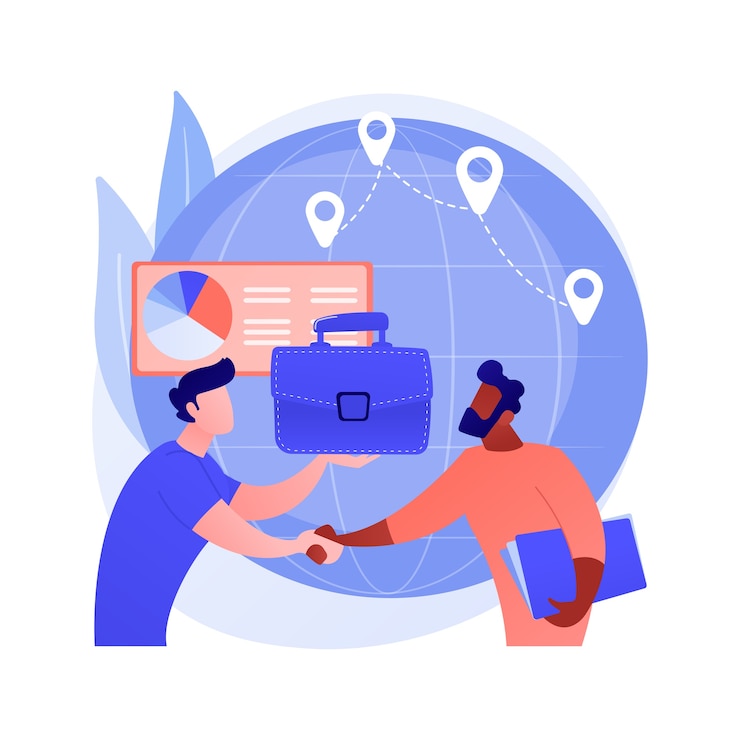 Vector Gratis konsep abstrak layanan pelanggan chatbot