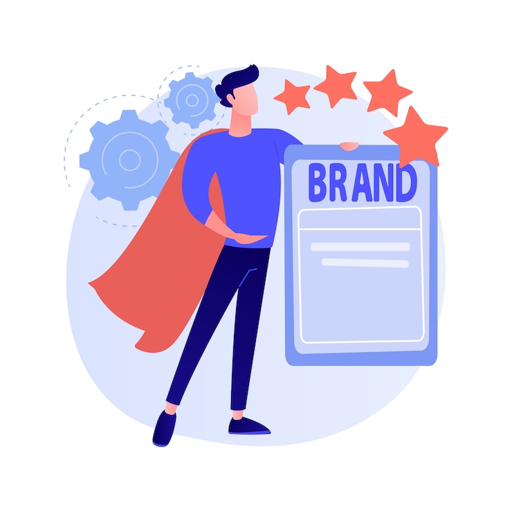 Vector Gratis konsep abstrak personal branding