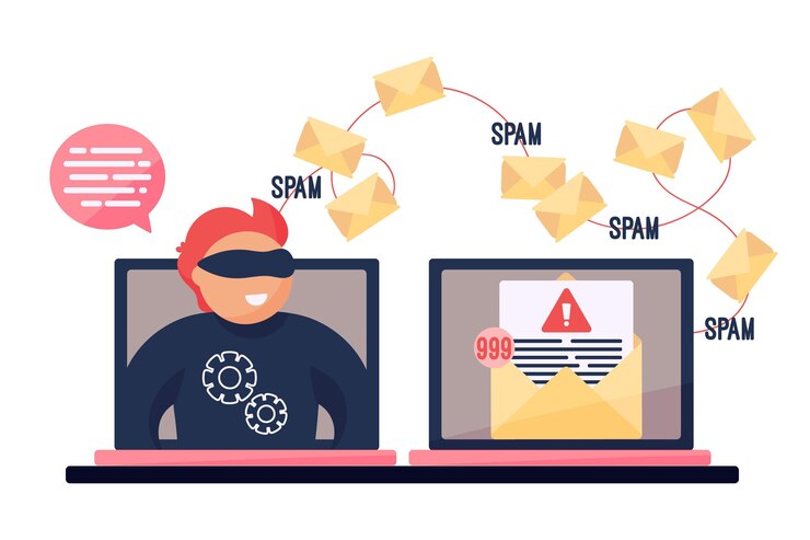Vector Gratis konsep aktivitas peretas