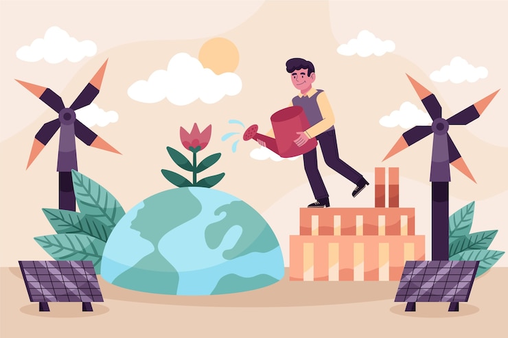 Vector Gratis konsep csr digambar tangan