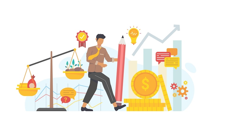 Vector Gratis konsep etika bisnis