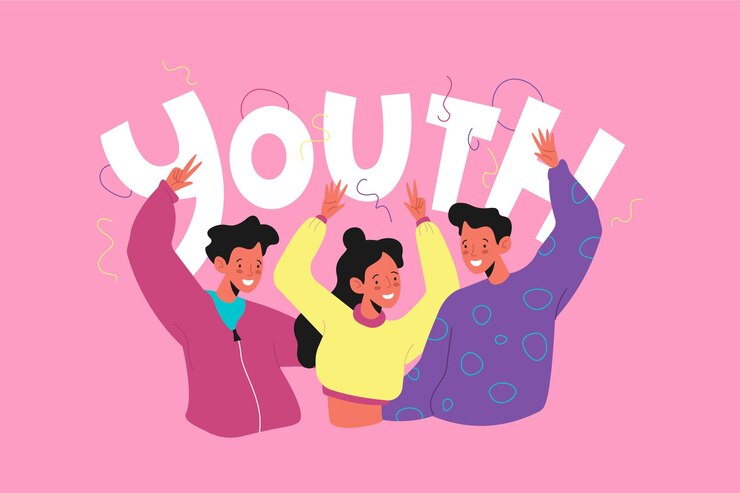 Vector Gratis konsep hari pemuda digambar tangan