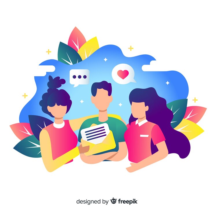 Vector Gratis konsep hubungi kami untuk halaman landas