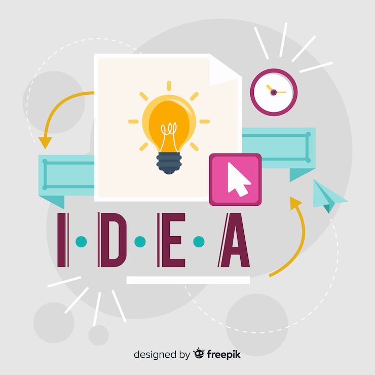Vector Gratis konsep ide desain grafis