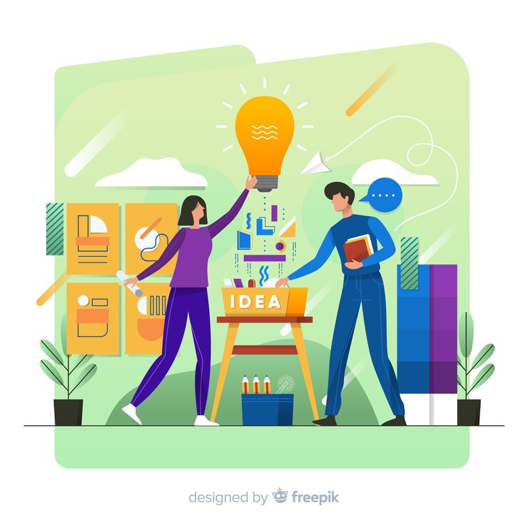 Vector Gratis konsep ide desain grafis