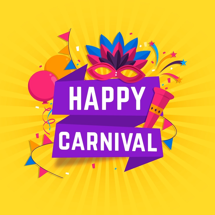 Vector Gratis konsep karnaval desain datar