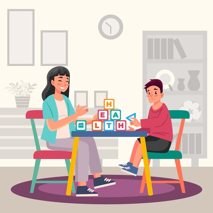 Vector Gratis konsep kesadaran kesehatan mental
