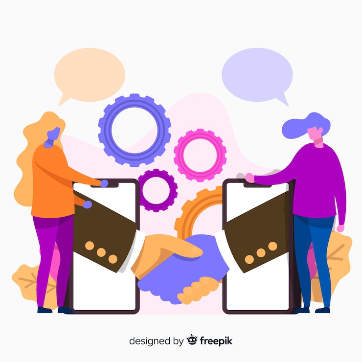 Vector Gratis konsep kesepakatan bisnis digambar tangan