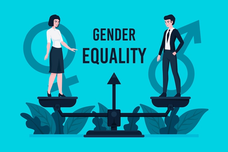 Vector Gratis konsep kesetaraan gender