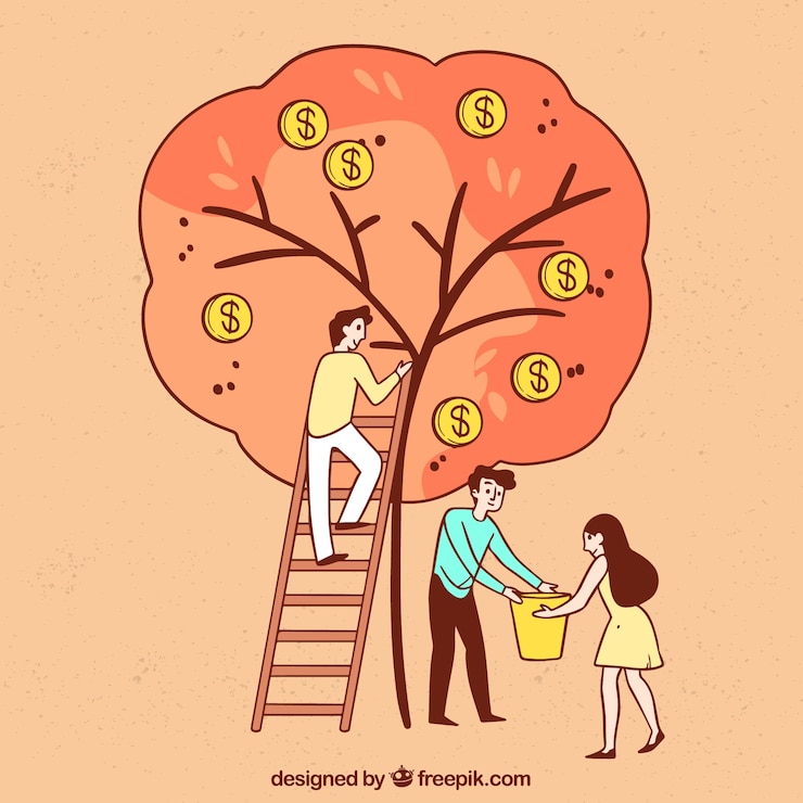 Vector Gratis konsep kontribusi publik