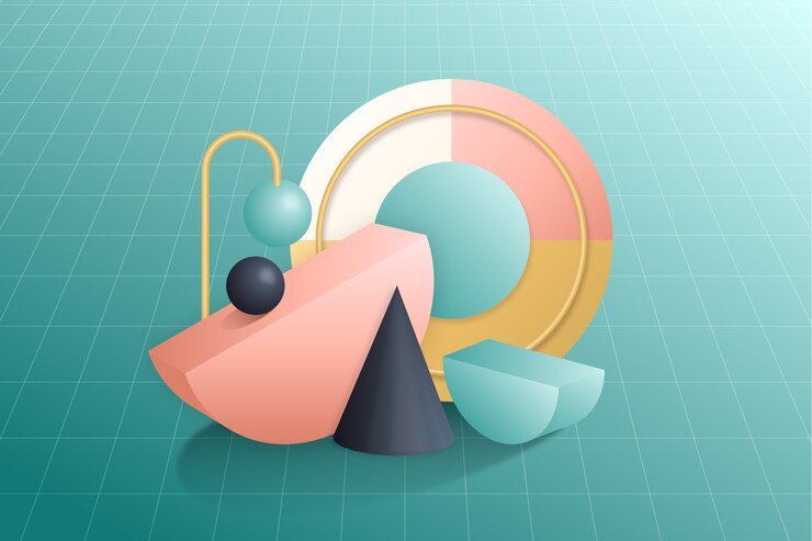 Vector Gratis konsep latar belakang 3d